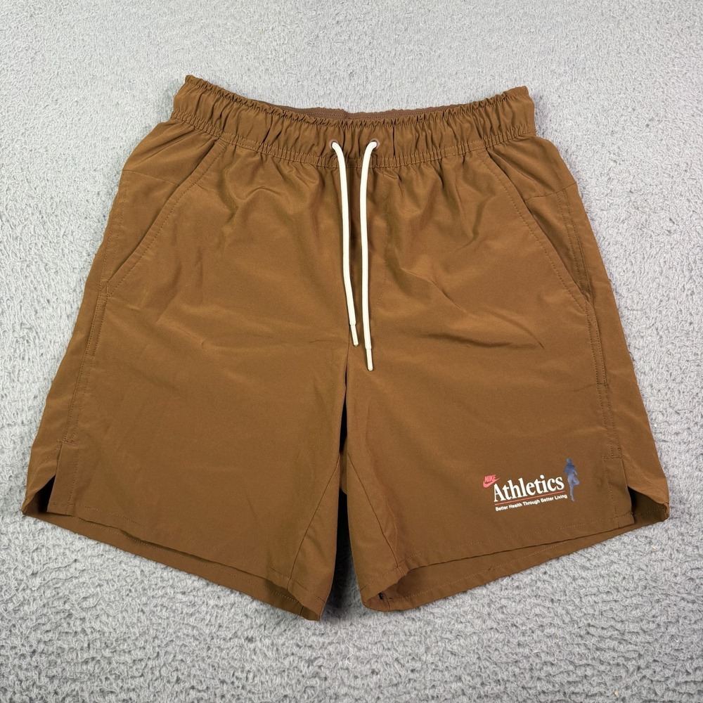 Nike Athletics Dri-Fit 7" Unlimited Versatile Shorts Mens S Brown FN1444-259